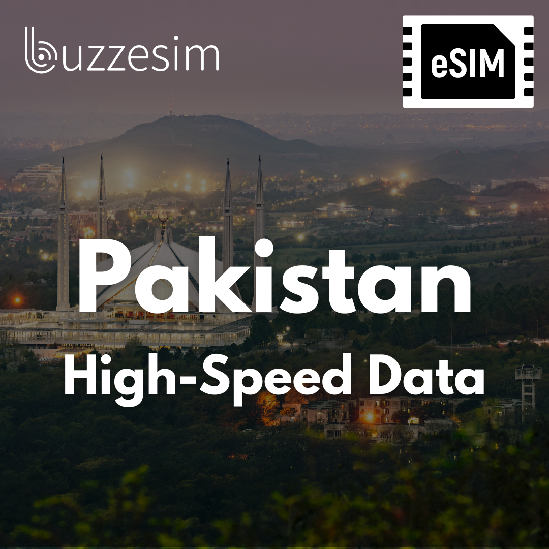 Pakistan eSIM Travel High Speed Data (Jazz) BuzzeSIM